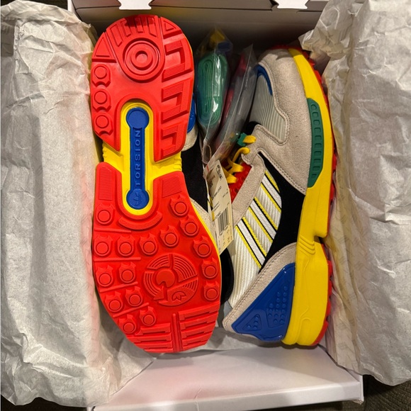 ✨New Adidas Legendary Lego Men Sneakers Legos & extra laces. LE Various Sizes ✨ - Picture 2 of 8
